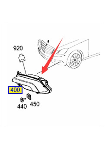 1paır Ön Tampon LED Mercedes W212 E350 E550 E63 2010-2016 A2128200756 A2128200856 Sis Lambası (Yurt Dışından) modelleri