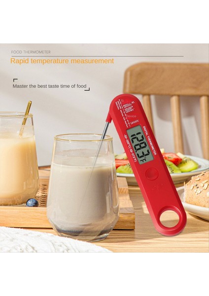 Katlanır Et Termometresi Dijital Anında Mutfak Için Izgara Pişirme Için Et Termometresi Okuma Barbekü Fırın (Yurt Dışından) modelleri