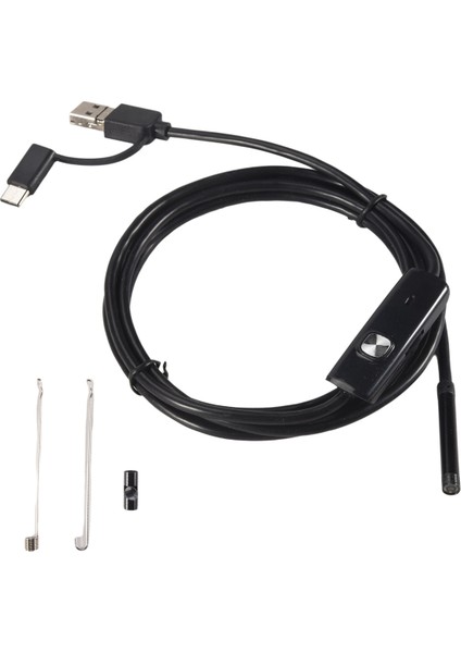 5.5mm Tip C USB Mini Endoskop 2m Sert Kablo Yılan Borescope Muayene Kamerası Android Akıllı Telefon Pc Için (Yurt Dışından) modelleri