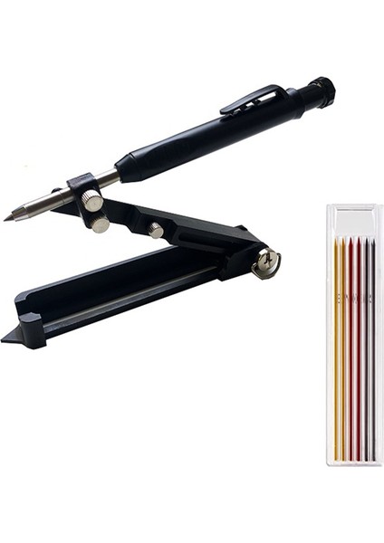 Çok Fonksiyonlu Karalama Aracı Oluşturma Alüminyum Alaşım Scribing Aracı Derin Delikli Pusulalar Profiler Profiler Zemin Fener (Yurt Dışından)