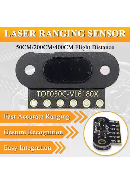 STM32 Ölçü Uçuş Mesafesi 50CM I2C Çıkış TOF050C (Yurt Dışından) modelleri