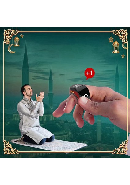 Dijital Sayaç Taşınabilir Noktalar Şarj Edilebilir Yüzük Halka Fikir Tally Sweet Akıllı Dokunmatik Parmak Sayacı Mor (Yurt Dışından) indirimleri