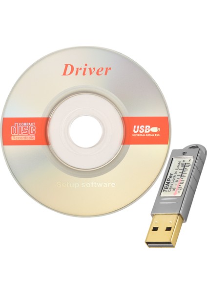 Pc Windows Xp Vista/7 Için USB Termometre Sıcaklık Sensörü Veri Kaydedici Kaydedici (Yurt Dışından)