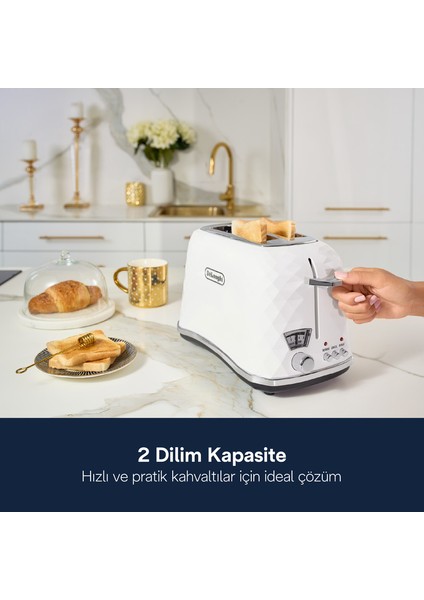 Brillante CTJ 2103.W Ekmek Kızartma Makinesi-Beyaz indirimleri