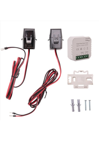 Tuya Smart Life Wifi Enerji Ölçer 80A Ct Clamp Kwh Güç Tüketimi Monitörü Elektrik Istatistikleri 2 Ct (Yurt Dışından) fiyatları