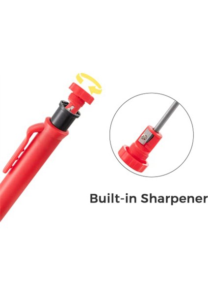 Mekanik Marangoz Kalemler 18 Adet 2,8mm Doldurma, Derin Delikli Ahşap Üreticisi Yerleşik Kalemle (Yurt Dışından) indirimleri