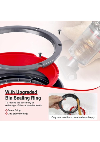 Dyson V10 SV12 Vakum Temizleyici Aksesuarları Için Toz Konteyner Yedek Parçaları Tornavida ile Toz Toplama Kovası (Yurt Dışından) fiyatları