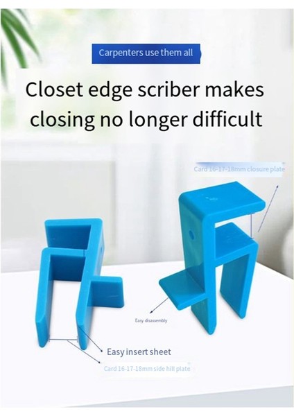 Gardırop Kapanış Tahtası Klipsi Ağaç Işleme 16-18MM Jigs Kapatma Sabitleme Klipsli Marangozluk Kapanış Sabit Kelepçe Aracı 6pcs (Yurt Dışından) fiyatları