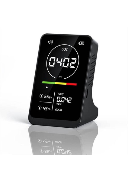 Co2 Kızılötesi Ndır Sensör Hava Kalitesi Dedektörü Karbon Dioksit Sıcaklık Nem Monitör Dijital Gaz Analizörü (Yurt Dışından)