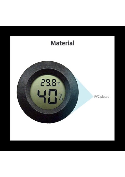 10 Paket Higrometre Termometre Dijital LCD Monitör Nem Ölçer Göstergesi Nemlendiriciler Için (Yurt Dışından) fiyatları