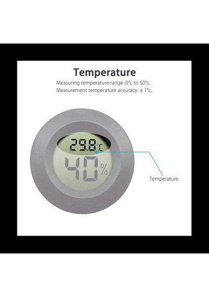 10 Paket Higrometre Termometre Dijital LCD Monitör Nem Ölçer Göstergesi Nemlendiriciler Için (Yurt Dışından) modelleri