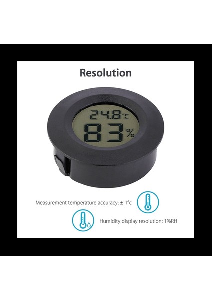 10 Paket Higrometre Termometre Dijital LCD Monitör Nem Ölçer Göstergesi Nemlendiriciler Için (Yurt Dışından) indirimleri