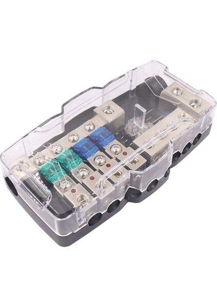 Araba Ses Stereo Tutucu Sigorta Sigorta Sigorta Kutusu Araç Ses Stereo Çok Fonksiyonel 4 Yollu Dağıtım Tutucu Suv Atv Utv (Yurt Dışından)