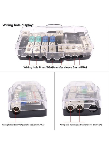 Araba Ses Stereo Tutucu Sigorta Sigorta Sigorta Kutusu Araç Ses Stereo Çok Fonksiyonel 4 Yollu Dağıtım Tutucu Suv Atv Utv (Yurt Dışından) fiyatları