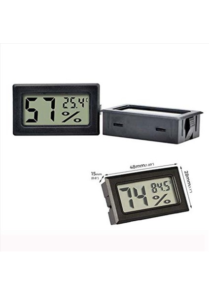 10 Paket Mini Dijital Termometre Higrometre Kapalı Dijital Sıcaklık Nem Ölçer Ölçer LCD Ekran (Yurt Dışından) fırsatları