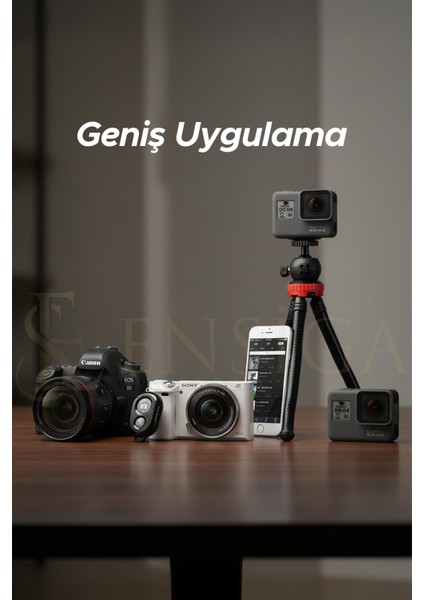 Bluetooth Kumandalı Esnek Ahtapot Flexıble Tripod Selfie Masa Üstü Stand indirimleri