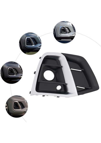 Ön Sis Fark Çerçeve Sis Lambası Çerçevesi Audi Q5 Sq5 Için S-Line 2021-2024 Sis Lambası Kapağı Sağ 80A807680AGCOX AU1039162 (Yurt Dışından) fırsatları