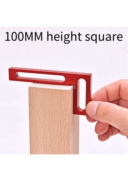 Alüminyum Alaşım Kare Cetvel Yükseklik Cetvel 90 Derece Kare Cetvel Ağaç Işleme Ölçüm Araçları Cetvel A. (Yurt Dışından)