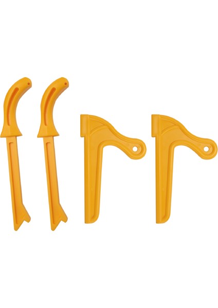 4pcs Sabit Mücadeleler Tablo Testere Kavrama Itme Sopası Set Güvenlik Bloğu Ahşap Işleme Aracı Itme Sopa Ahşap Testere Testere (Yurt Dışından)