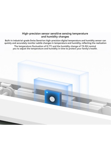 Xiaomi Mijia Için Akıllı Sıcaklık Nem Sensörü 3 Elektrikli Dijital Sıcaklık Nem Ölçer Mı Home App Için (Yurt Dışından) modelleri