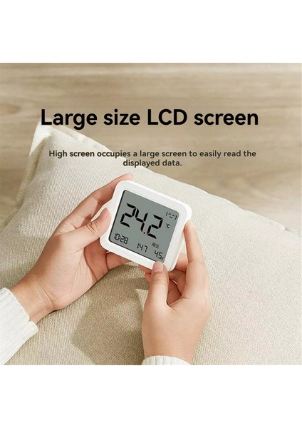 Xiaomi Mijia Için Akıllı Sıcaklık Nem Sensörü 3 Elektrikli Dijital Sıcaklık Nem Ölçer Mı Home App Için (Yurt Dışından) indirimleri