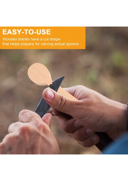 Ahşap Oyma Kaşık Boş Kayın ve Ceviz Ahşap Bitmemiş Ahşap Zanaat Whittler Starter (4pcs) (Yurt Dışından) indirimleri