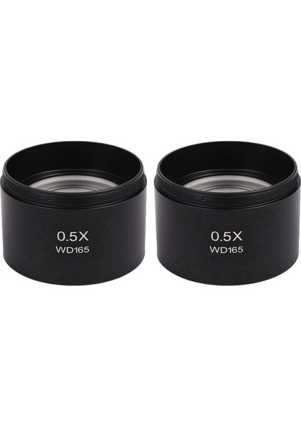 2x WD165 0.5x Stereo Mikroskop Yardımcı Objektif Lens Barlow Lens 1-7/8 Inç (M48MM) Montaj Ipliği (Yurt Dışından)