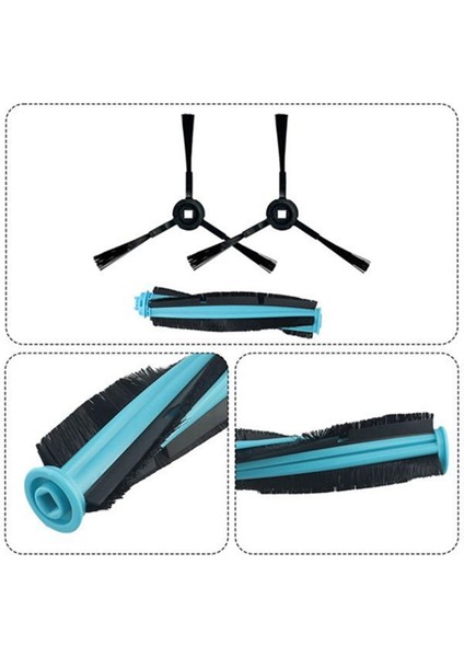 T9 / L35+ Robot Süpürge Aksesuarları Için 6 Adet Ana Fırça Yan Filtre Paspas Pedleri (Yurt Dışından) modelleri