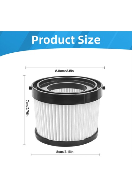 DCV5011H Yedek Filtre, Köpük Kollu Filtreli 20V Akülü Elektrikli Süpürge DCV501HB ile Uyumlu (Yurt Dışından) fiyatları