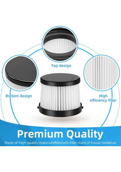 DCV5011H Yedek Filtre, Köpük Kollu Filtreli 20V Akülü Elektrikli Süpürge DCV501HB ile Uyumlu (Yurt Dışından) modelleri