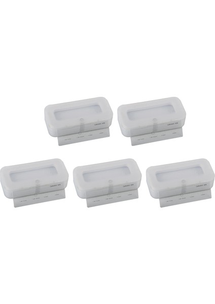 5pcs 0.01MM Mikroskop Slaytlar Retikül Kalibrasyon Slayt Cetveli Çapraz Mikroskop Kalibrasyon Cetveli Aşama Mikrometre (Yurt Dışından)