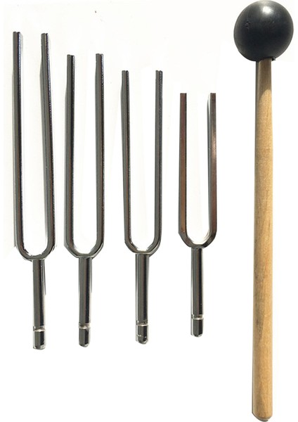 4pcs Doğru Frekans 256Hz 320Hz 384Hz 512Hz Müzik Ayarlama Çatal Set Müzik Düz Çatal Ölçüm Göstergesi Çekiçle (Yurt Dışından) fiyatları