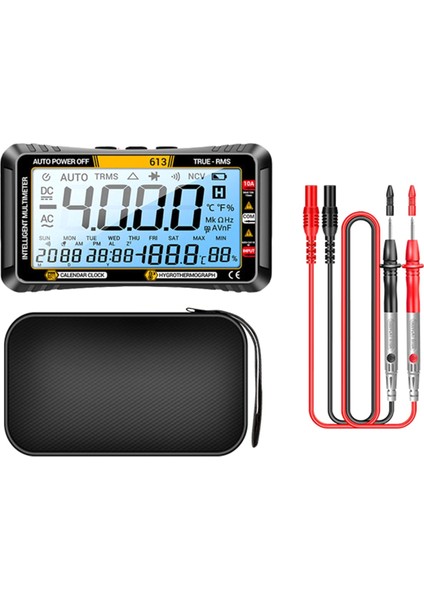 613SMART Multimetre Gerçek Zamanlı Güç Kalan Ölçüm Test Cihazı Ac/dc Ammetre Voltmetre 4000COUNT Dijital Multimetro Testtool, A (Yurt Dışından) fiyatları