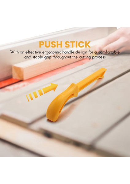 4pcs Sabit Mücadeleler Tablo Testere Kavrama Itme Sopası Set Güvenlik Bloğu Ahşap Işleme Aracı Itme Sopa Ahşap Testere Testere (Yurt Dışından) fırsatları