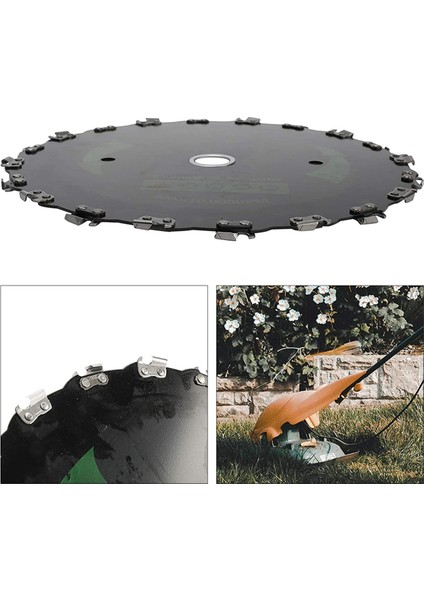 2pcs 9 Inç Zincir Testere Diş Biçme Bıçağı 14 Diş Testere Fırça Kesici Çimen Ağır Hizmet (A) (Yurt Dışından) fiyatları