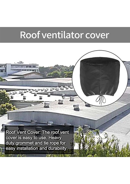 4pcs Çatı Havalandırma Kapağı Ev Çatı Türbini Kaput Kalkan Tuval 20 Inç x 20INCH Siyah (Yurt Dışından) indirimleri