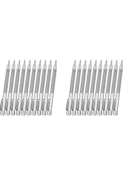 20 Adet Tungsten Karbür Scriber Mıknatıslı Alüminyum Dribriber Seramik Cam Mermer Için Klipli Klipli Gravür Kalemi (Yurt Dışından)