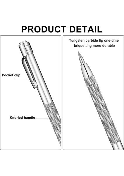 20 Adet Tungsten Karbür Scriber Mıknatıslı Alüminyum Dribriber Seramik Cam Mermer Için Klipli Klipli Gravür Kalemi (Yurt Dışından) fırsatları