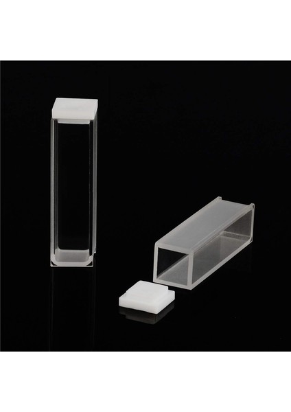 Kuvars Küvet Spektrofotometre Küvetler 10 mm Yol Uzunluğu 45MM Yükseklik 3 5 ml Kapasite - 8 Adet (Yurt Dışından) fırsatları
