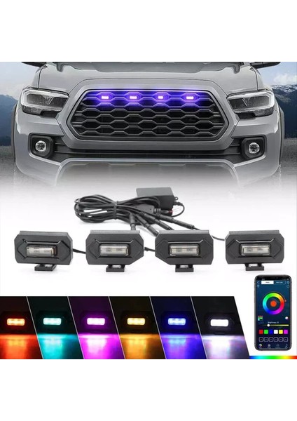 Uygulama Uzaktan 16-Colors LED Toyota Tacoma Trd Sport 2020-2022 (Yurt Dışından) modelleri