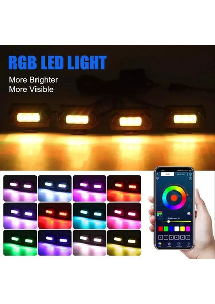 Uygulama Uzaktan 16-Colors LED Toyota Tacoma Trd Sport 2020-2022 (Yurt Dışından) indirimleri