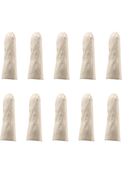 10 Adet Deri Parmak Koruyucusu Parmak Yüksekleri El Zanaat Takı Yapımı, Kremsi-Beyaz Için Araçlar (Yurt Dışından) fiyatları