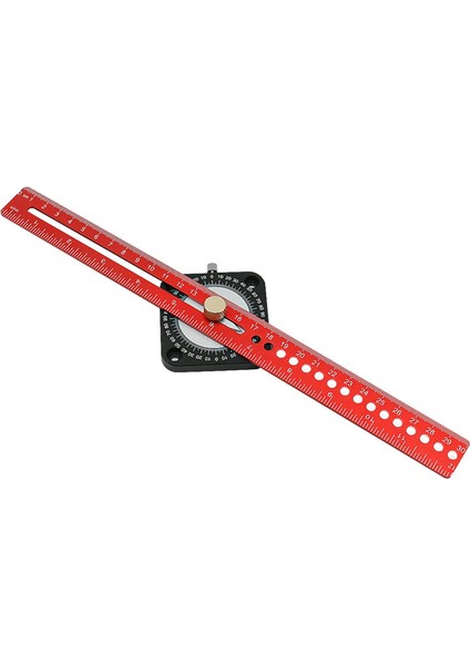 Ahşap Işleme Pusula Cetveli 12 Inç Alüminyum Alaşım Çizim Pusula Paralel Dikey Geçiş Hükümdarı T Tipi Çizim Hükümdarı (Yurt Dışından)