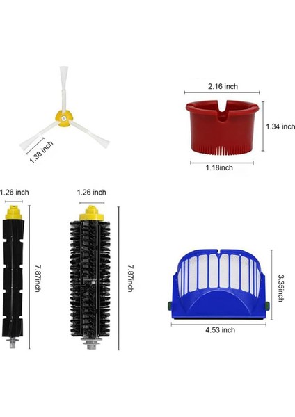 600 Serisi 694, 676, 675, 692, 600 ve 500, 595, 585, 564 Vakum Robotu Için Yedek Parça Kiti (Yurt Dışından) fiyatları