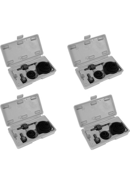 44PCS Delik Testere Kesme Seti Sondaj Aracı Ahşap Metal Kesici 19-64MM Mandrels Testereler Çekirdek Matkap Bitleri Ağaç Işleme (Yurt Dışından)