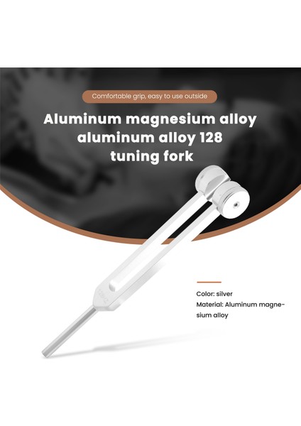 Alüminyum Alaşım 128Hz Tuning Fork, Kulak Toplama Hediyeleri, Yüksek Kalite ve Lüks Işçilik Için Kullanılabilir (Yurt Dışından) fırsatları