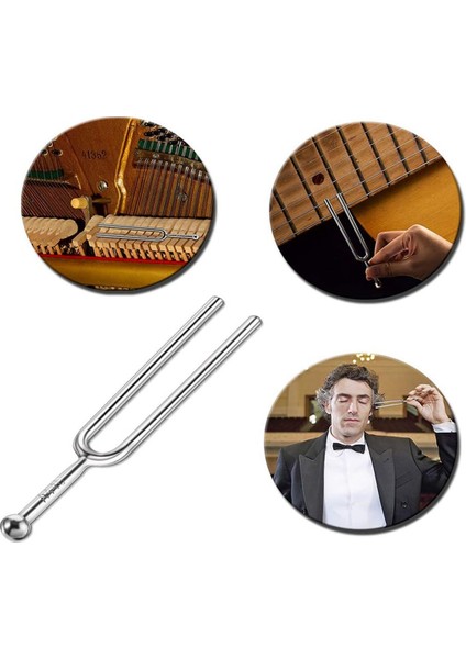 3 Pack A440Hz Tuning Fork - Standart A 440 Hz Keman Gitar Tuner Silikon Çekiçli Müzik Enstrümanı (Yurt Dışından) indirimleri