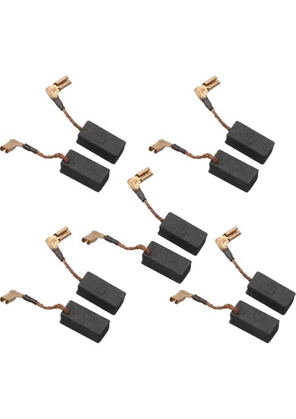 10 Paket N097696 DWE4120 DWE4011 Öğütücü Motor Değiştirme Parçaları Için Karbon Fırçaları Yedek Aksesuarlar Set (Yurt Dışından)