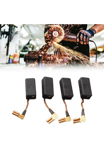 10 Paket N097696 DWE4120 DWE4011 Öğütücü Motor Değiştirme Parçaları Için Karbon Fırçaları Yedek Aksesuarlar Set (Yurt Dışından) fiyatları