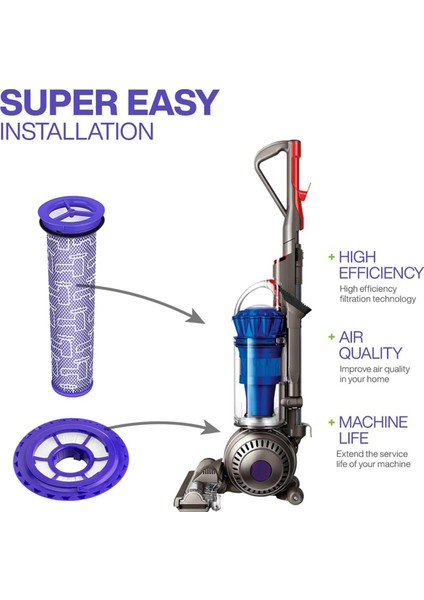 Vakum Filtresi Dyson DC41, DC65, DC66, UP13, UP20, UP30 Hayvan, Çok Kat ve Top Vakum Için Vakum Filtre Yedek Parçaları (Yurt Dışından) fiyatları